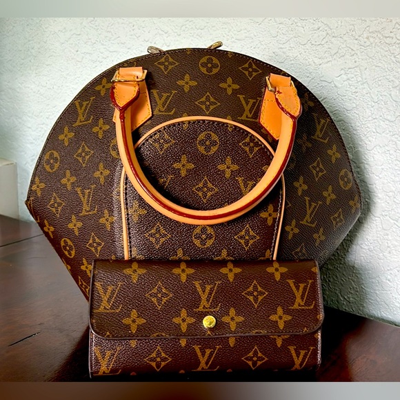 LOUIS VUITTON Ellipse PM Womens handbag M51127,  plus wallet - Picture 1 of 13